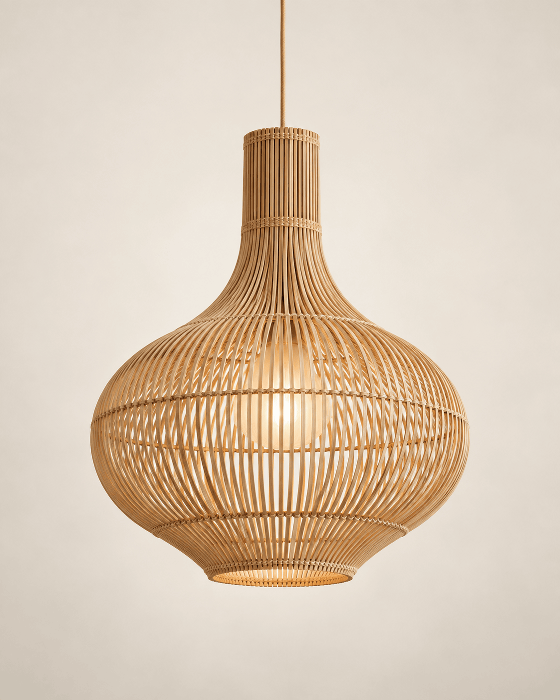 MISTERHULT Pendant Lamp – Bamboo, 45 cm